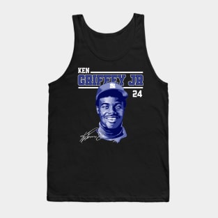 Ken Griffey Jr The Kid Basketball Legend Signature Vintage Retro 80s 90s Bootleg Rap Style Tank Top